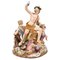 Bacchanal with Wine Barrel Group attributed to Kaendler & Meyer for Meissen, Germany, 1870s 1