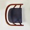 Mid-Century Scandinavian Wood and Dark Grey Fabric Chair with Armrests, 1960s, Image 8