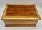 Arts & Crafts Oak Box with Decorative Brass and Mirror, 1910s, Image 7