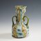 Millefiori Vase in Braun, Grün und Weiß von Brothers Toso Murano, 1910er 4