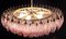 185 Pink Poliedri Murano Glass Chandelier, Image 8