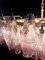 185 Pink Poliedri Murano Glass Chandelier, Image 10