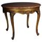 Louis XV Gilt Round Salon or Coffee Table with Marble Top, 1900s, Image 2