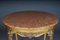 Louis XV Gilt Round Salon or Coffee Table with Marble Top, 1900s 9