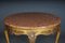 Louis XV Gilt Round Salon or Coffee Table with Marble Top, 1900s 10