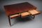 Large Victorian Mahogany Partner Desk with Leather Top, England, 1870 6