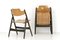 German SE 18 Folding Chairs by Egon Eiermann for Wilde+Spieth, 1950s, Set of 4 1