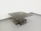 Vintage Coffee Table in Steel and Smoked Glass by François Monnet, 1970s 2