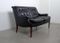 Black Leather Sofa from Walter Knoll, 1960s 3