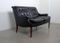 Black Leather Sofa from Walter Knoll, 1960s, Image 3