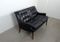 Black Leather Sofa from Walter Knoll, 1960s 2