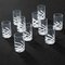 Vasos vintage de cristal de Murano de Salviati, años 70. Juego de 10, Imagen 1