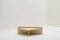 Italian Travertine Triangle Coffee Table from Up&Up, 1970s, Image 1