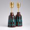 Swedish Ceramic Table Lamps by Nila Keramik, 1970s, Set of 2 1