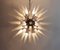 Lámpara de araña Sputnik de cristal de Murano opalino, años 2000, Imagen 7