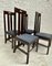 Ingram Chairs by Charles Rennie Mackintosh for Cassina, 1981, Set of 4 6