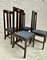 Ingram Chairs by Charles Rennie Mackintosh for Cassina, 1981, Set of 4, Image 6