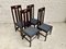 Ingram Chairs by Charles Rennie Mackintosh for Cassina, 1981, Set of 4 1