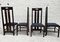 Ingram Chairs by Charles Rennie Mackintosh for Cassina, 1981, Set of 4, Image 5