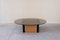 Tisch aus Messing & Rattan mit runder Tischplatte aus Rauchglas, 1970er 8