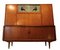 Danish Teak Credenza with Shutters and Glass Cabinet, 1950s 3