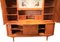 Danish Teak Credenza with Shutters and Glass Cabinet, 1950s 10