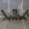 Burmese Folding Chairs, 1890s, Set of 3 7