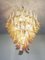 Caramel Lattimo Glass Petal Murano Chandelier from Mazzega, Italy, 1985 8