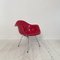 Roter Dax Sessel von Charles & Ray Eames für Fehlbaum / Herman Miller, 1960er 1