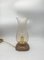 Lámpara de mesa vintage de vidrio con oro de Seguso, Italia, años 60, Imagen 1