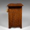 English Victorian Arts & Crafts Desktop Stationery Box in Oak, 1890s 6