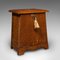 Caja de escritorio victoriana inglesa Arts & Crafts de roble, década de 1890, Imagen 2