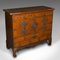 Korean Victorian Raised Chest in Elm and Pear Wood with Brass Fittings, 1880s 2