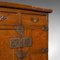 Korean Victorian Raised Chest in Elm and Pear Wood with Brass Fittings, 1880s, Image 10