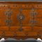 Korean Victorian Raised Chest in Elm and Pear Wood with Brass Fittings, 1880s, Image 9