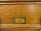 Mid-Century Oak Cabinet with 16 Drawers, 1950s, Image 3