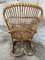 Mid-Century Modern Italian Bamboo and Rattan Armchair, 1960s 4