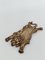 Cenicero mitológico de piel de león de Nemea de latón, Italia, años 70, Imagen 1