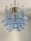 Lámpara de araña Selle de cristal de Murano en azul de Simoeng, Imagen 2