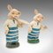 English Edwardian Butchery Pigs in Plaster, 1910s, Set of 2 2