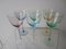Colorful Murano Glass Dessert Wine Glasses by V. Nason, Set of 6 2