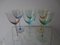 Colorful Murano Glass Dessert Wine Glasses by V. Nason, Set of 6 5