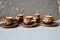 Coffee Service from Vallauris, France, 1960s, Set of 13 3