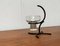 Danish Candleholder in Metal and Glass, 1960s, Image 7