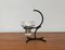 Danish Candleholder in Metal and Glass, 1960s 8