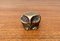 Mid-Century Brutalist Bronze Owl Figurine from Harjes, Germany, 1960s, Image 6