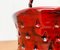 Italienische Erdbeer Keramik Vase von Fratelli Fantullacci für Bitossi, 1960er 8