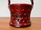 Italienische Erdbeer Keramik Vase von Fratelli Fantullacci für Bitossi, 1960er 17