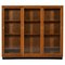 Large Display Cabinet in Pine and Metal, 1940s, Image 1