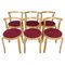 Dining Room Chairs Model 8000 by Rud Thygesen & Johnny Sørensen for Magnus Olesen, 1990s, Set of 6 1
